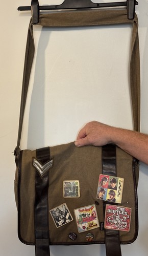 Beatles canvas shoulder bag - canvas,